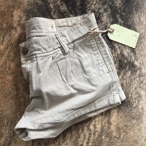 NWT All saints Spitalfields Karva khaki shorts
